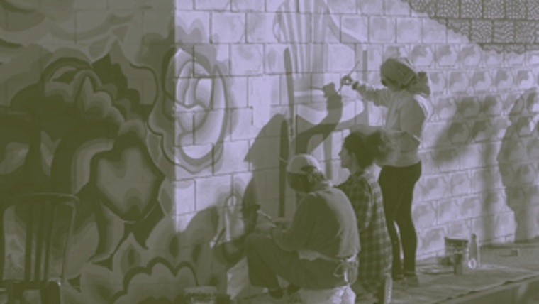 Workshop: Art mural indoor