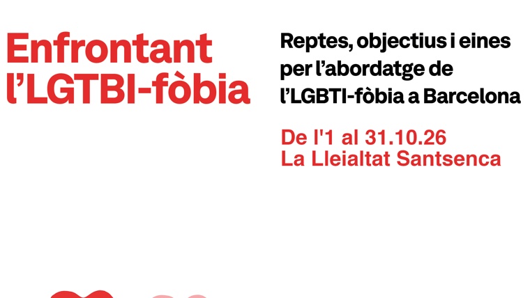 Exposició "Enfrontant l’LGTBI-fòbia a Barcelona"
