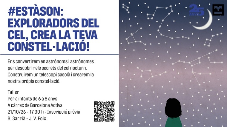 Taller: Exploradors del cel. Crea la teva constel·lació (9-12 anys)
