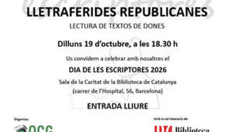Lectura de textos de dones "Lletraferides republicanes"
